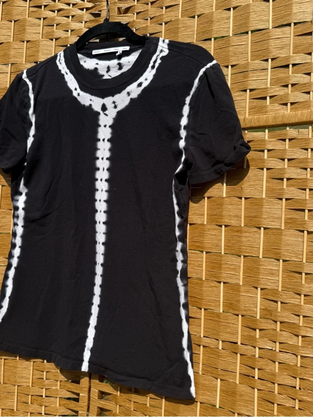 Proenza Schouler White Label Black and White T-Shirt Women’s Small - Picture 3 of 6